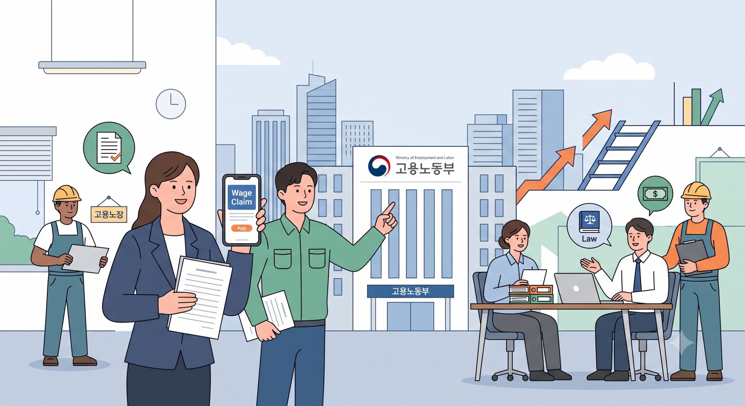 근로자의 대응