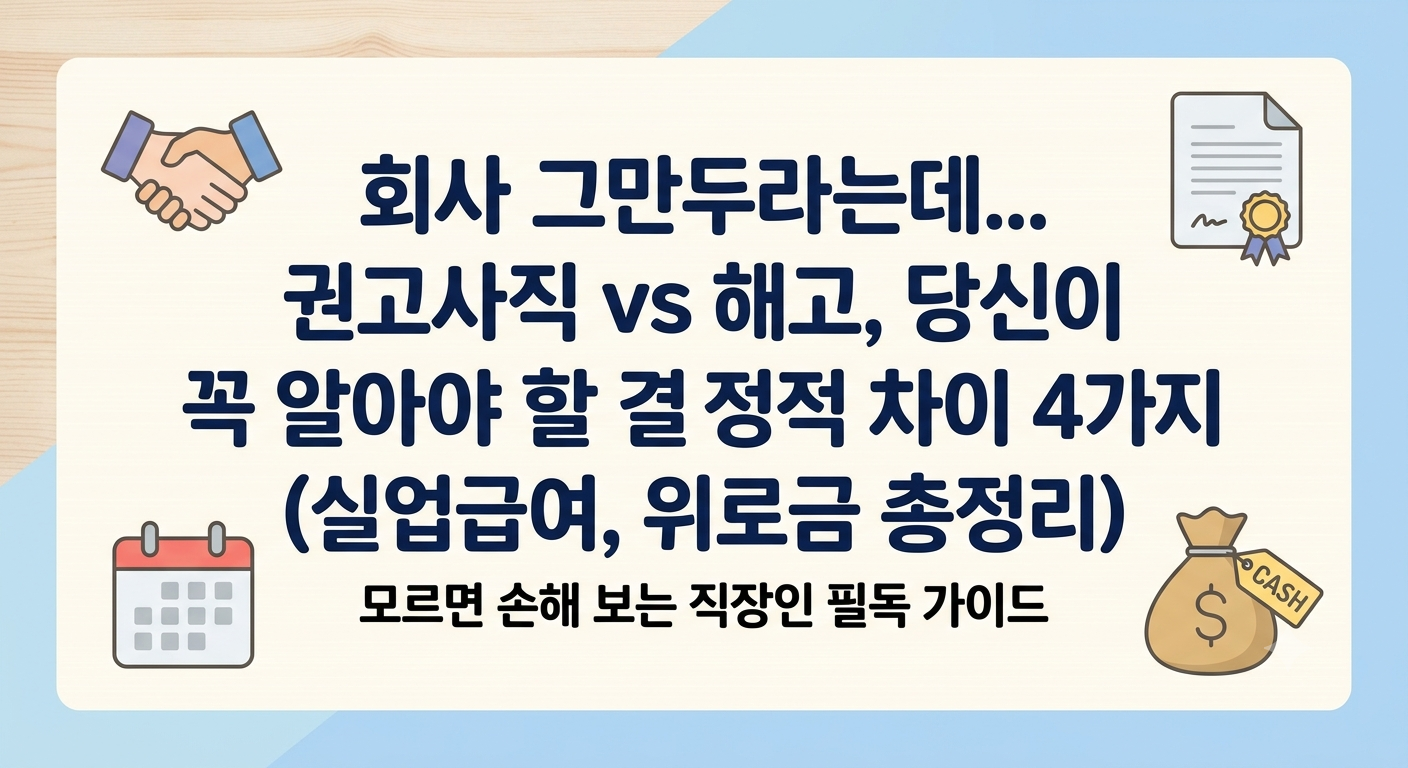 권고사직과 해고