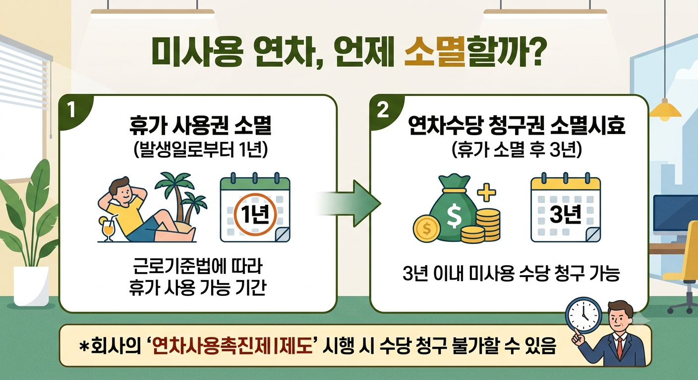 미사용 연차
