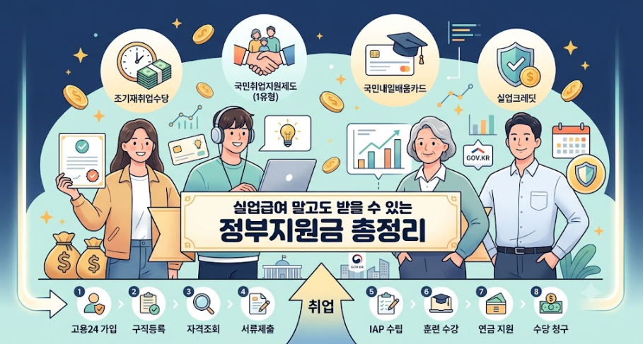 실업급여 말고도 받을 수 있는 정부지원금이 있다? 1 image 8