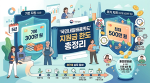 국민내일배움카드 지원금 얼마나 받을 수 있을까? 6 지원금 한도
